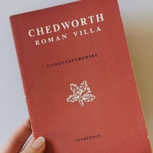 1967 Chedworth Roman Villa Pamphlet, Vintage UK Tourist Souvenir